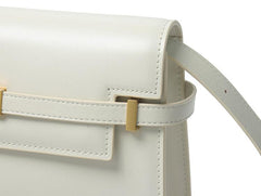 Leather Minimal Box Crossbody Bag, Leather Handbag, Shoulder Bag, Leather Purse, Leather Laptop Bag, Handbag, Women Designer Bag, Gift - Alexel Crafts