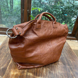 Leather tote bag for women large leather tote bag laptop work bag leather purse handbag leather shoulder bag Christmas gift for Her/Him - Alexel Crafts