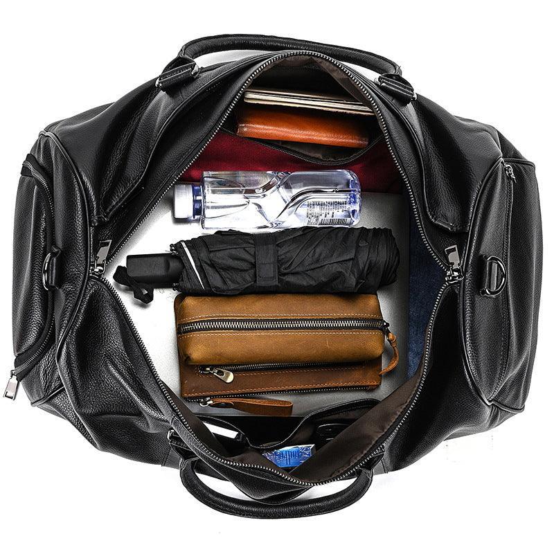 Pebble Leather | 8538FSH-Black | 55cm