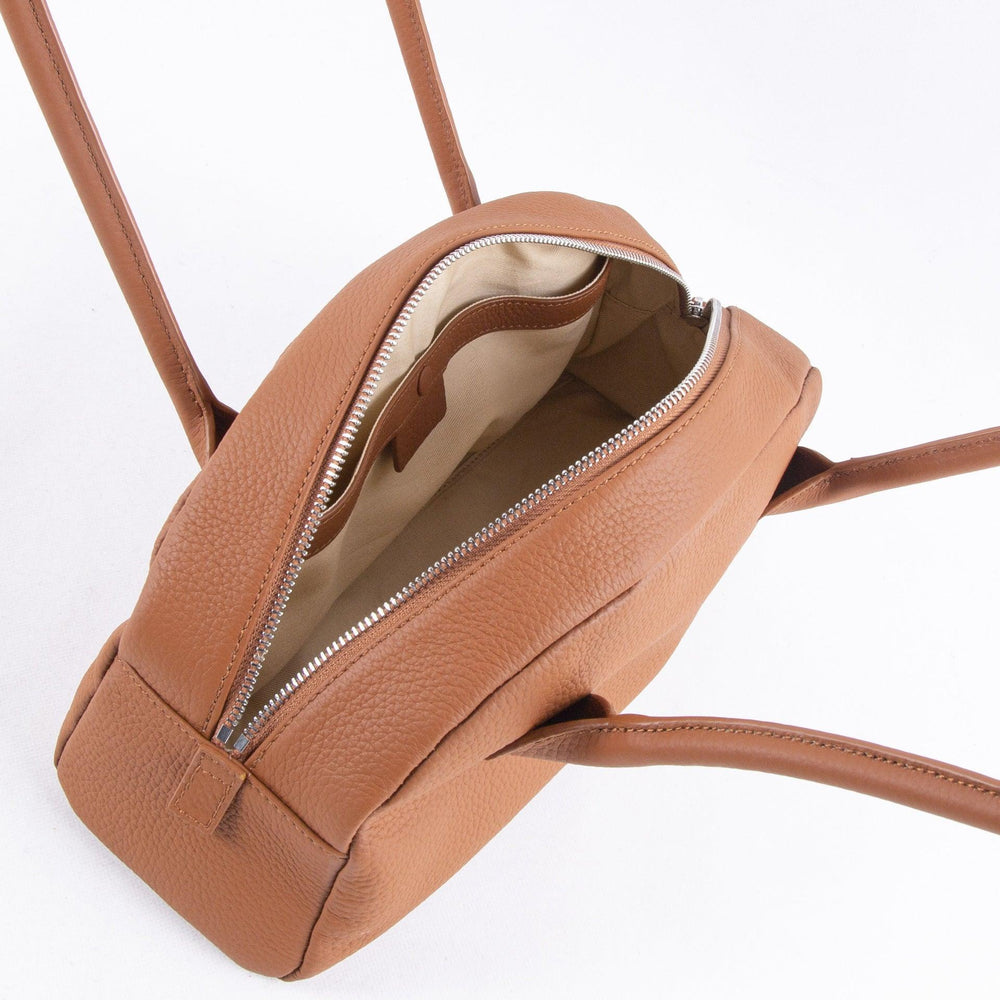 Minimalist Shell-shaped Leather Shoulder Bag, Women's Crescent Bag, Leather Party Bag - Alexel Crafts