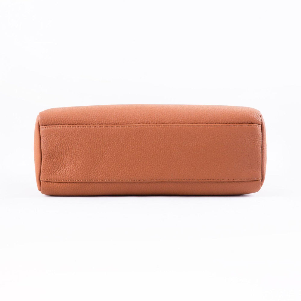 Minimalist Shell-shaped Leather Shoulder Bag, Women's Crescent Bag, Leather Party Bag - Alexel Crafts