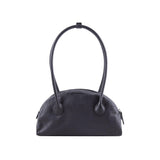 Minimalist Shell-shaped Leather Shoulder Bag, Women's Crescent Bag, Leather Party Bag - Alexel Crafts