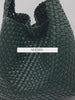 Large Handwoven Vegan Leather Tote Bag for Women