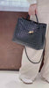 Lambskin Leather Knotted Intrecciato Shoulder Bag | Woven Handbag With Metal Buckle, Daily Fashion Designer Bag, Woven Shoulder Purse