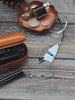 Vintage Leather Glasses Case | Cowhide Leather Zip Eyewear Case