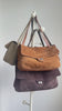 Suede Cowhide Shoulder Bag | Large Vintage Commuter Tote | Genuine Leather Women's Bag