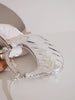 Braided Handcrafted Vegan Leather Handbag with Twisted Silver-Tone Handbag | Shoulder Bag | Party Bag
