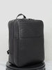 Elegant Business 14-Inches Handcrafted Woven Cowhide Leather Laptop Backpack For Women or Men