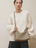 Elegant Adjustable Pebbled Leather Shoulder Bag – Real Leather Versatile Crossbody for Everyday Use Shoulder Bag