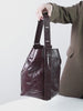 2024 Minimalist Genuine Leather Bucket Bag for Women, Handcrafted Cowhide Leather Shoulder & Crossbody Pleated Design