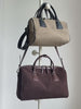 Vintage Suede Boston Bag for Women | Maillard-Tone Pillow Handbag with Detachable Strap | Niche Handcrafted Commuter Crossbody Bag