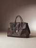 Large Elegant Soft Genuine Leather Tote Briefcase for Women