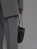 Elegant Calfskin Quilted Chain Bucket Bag Purse | Fashion Quilted Shoulder & Crossbody Purse