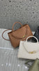 Cowhide Leather Knotted Intrecciato Shoulder Bag | Woven Handbag With Metal Buckle, Daily Fashion Designer Bag, Woven Shoulder Purse