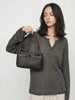 Woven Lambskin Leather Shoulder Bag | Handcrafted Vintage Crossbody Bag