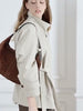 Large Suede Crossbody Purse, Black Suede Slouchy Bag & Crescent Hobo for Women