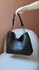 Premium Handwoven Lambskin Tote Bag | Handcrafted Vintage Lock Drawstring Spacious & Versatile Shoulder Bag, Lambskin Shopper