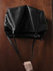 Women’s Soft Cowhide Leather Crossbody Bag, Large Bowling Bag, Slouchy Boho Tote for Everyday Use