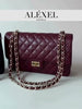 Classic Caviar/Lambskin Flap Bag with Chain Ball | Genuine Caviar Leather Crossbody Bag, Leather Shoulder Purse, Chain Strap Lock Bag, Christmas Gift