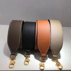 Togo Leather Brand Inspired Bag Gold Tone and Silver Tone, Must-have Leather Designer Bag, Luxury Classic Shoulder Bag, Wide Shoulder Strap - Alexel Crafts