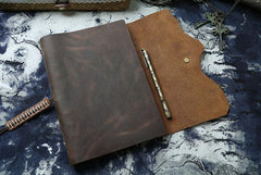 A6 Vintage Creative Design Diary, Leather Sketchbook, Note Book, Leather Journal - Alexel Crafts