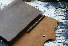 A6 Vintage Creative Design Diary, Leather Sketchbook, Note Book, Leather Journal - Alexel Crafts