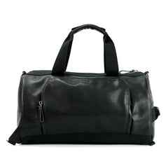 Black Leather Duffel Bag Women, Mens Leather Luggage Bag, Converse Backpack Weekender Bag, Unisex Travel Bag, Lifestyle Bag