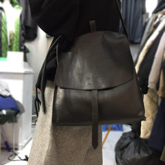 Black Shoulder 4 in 1, Convertible Backpack, Handcrafted Shoulder Bag, Leather Crossbody, Handbag With Long Strap, Women Backpack Bag