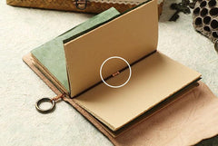 Creative Design Diary, Leather Sketchbook, Note Book, Leather Journal - Alexel Crafts