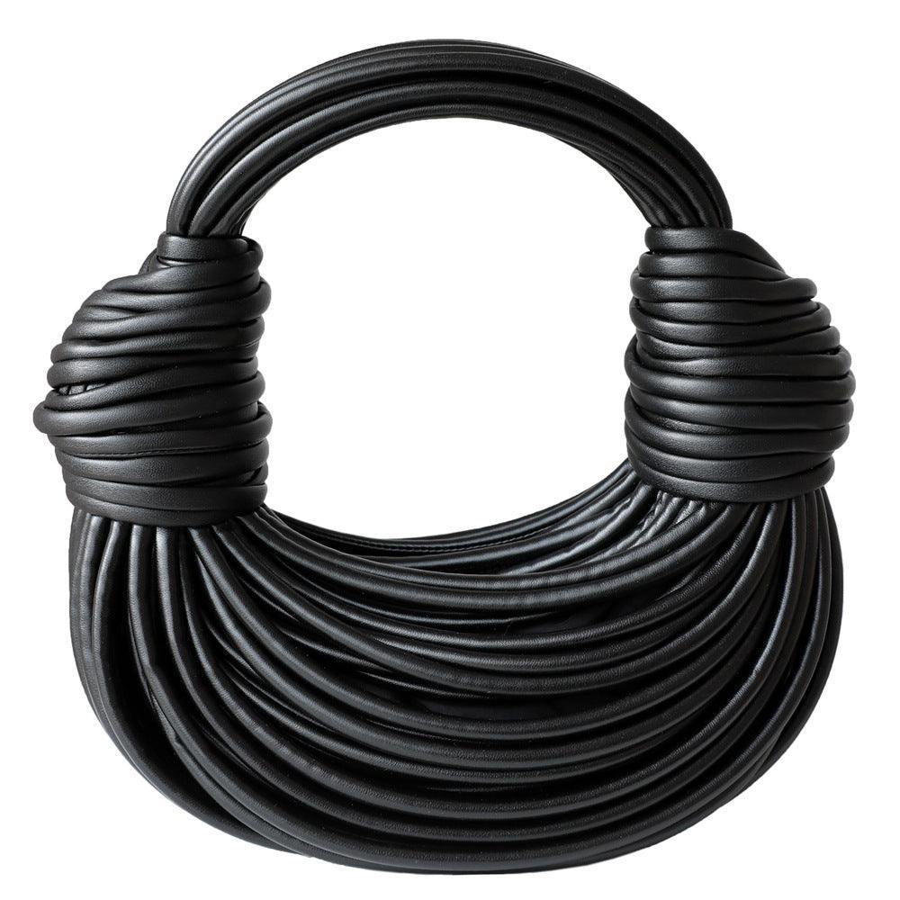 Double Knot Bag, Handcrafted Genuine Leather, Fashion Bags, Luxury Wedding Handbag, Special Occasion Event Bag, Hobo Bag, Bottega Veneta - Alexel Crafts