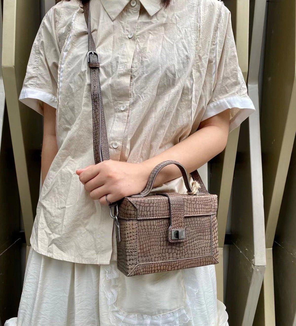 Fantasy Colours Calfskin Leather Classic Box Bag, Women's Leather Box Shoulder Bag, Handcrafted Designer Bag, Classic Crossbody Bag