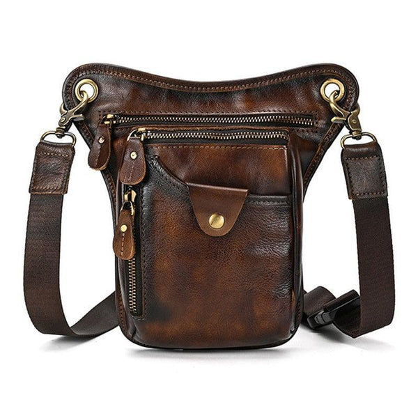 Womens leather leg bag sale