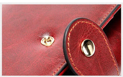 Full Grain Leather Wallet For Women, Ladies Fashion Leather Purse, Valentines Day Gift For Her