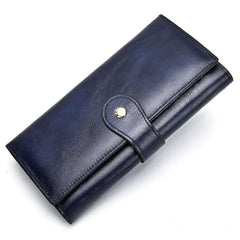 Full Grain Leather Wallet For Women, Ladies Fashion Leather Purse, Valentines Day Gift For Her