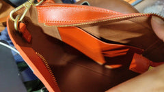 Genuine Leather Bucket Shoulder Bag, Classic Fashion Designer Shoulder Bag Leather Strap, Minimalist Leather Tote Bag, Gift For Her