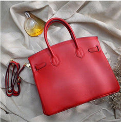 Genuine Leather Kelly Bag, Birkin Handbag, Must-have Leather Designer Bag, Luxury Classic Shoulder Bag, Crossbody Bag, Gift For Her