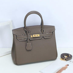 Genuine Leather Kelly Bag, Birkin Handbag, Must-have Leather Designer Bag, Luxury Classic Shoulder Bag, Crossbody Bag, Gift For Her