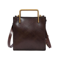Genuine Vegetable Tanned Italian Leather shoulder bag, handbag, woman elegant handcrafted leather bag Birthday Gift for Her - Alexel Crafts