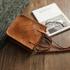 Handcrafted Full Grain Tanned Leather Handbag Tote, Leather Shoulder Bag | Birthday Day Gift - Alexel Crafts