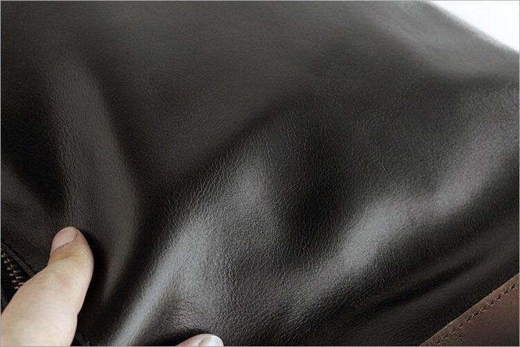 Handcrafted Leather 15" Inch Backpack, Men Leather Rucksack College Roll Top Backpack, Gift Him Birthday, Women Brown Laptop Bag