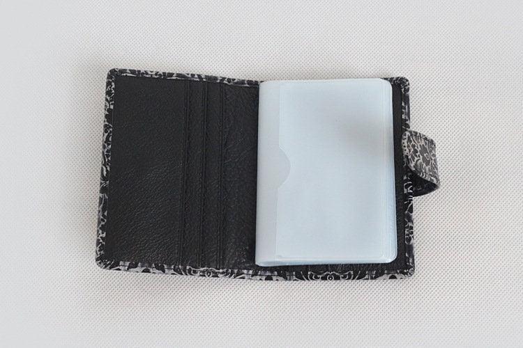 Handcrafted Leather Card Holder, Leather Card Wallet, Women Credit Card Holder, Leather Card Holder Wallet ,Embossed Bag Leather Wallet