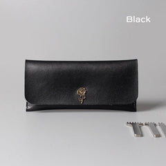 Handcrafted Minimalist Leather Phone Wallet, Fashion Card Holder, Grain Leather Slim Wallet, Men's Wallet, Minimalist Wallet, Long Wallet