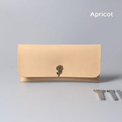 Handcrafted Minimalist Leather Phone Wallet, Fashion Card Holder, Grain Leather Slim Wallet, Men's Wallet, Minimalist Wallet, Long Wallet
