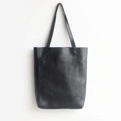 Handmade Leather Tote Bag,  Full Grain Leather Leather Tote Bag, Large Women Bag, Minimalism Soft Bag, Gifts for Her