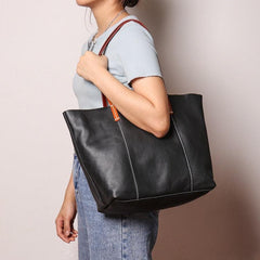 Handmade Leather Tote Bag, Full Grain Leather Tote Bag, Gifts for Her