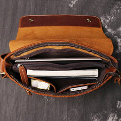 Handmade Retro Cowhide Leather shoulder bag, Doctor's -Lawyer's Bag, Personalised Leather shoulder bag, Handmade Briefcase for Men
