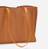 Leather Tote, Leather Shoulder Tote, Slouchy Bag, Diaper Bag, Soft Leather Bag, Large Tote, Grocery Bag, Birthday Gift for Her, Tan