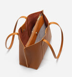Leather Tote, Leather Shoulder Tote, Slouchy Bag, Diaper Bag, Soft Leather Bag, Large Tote, Grocery Bag, Birthday Gift for Her, Tan