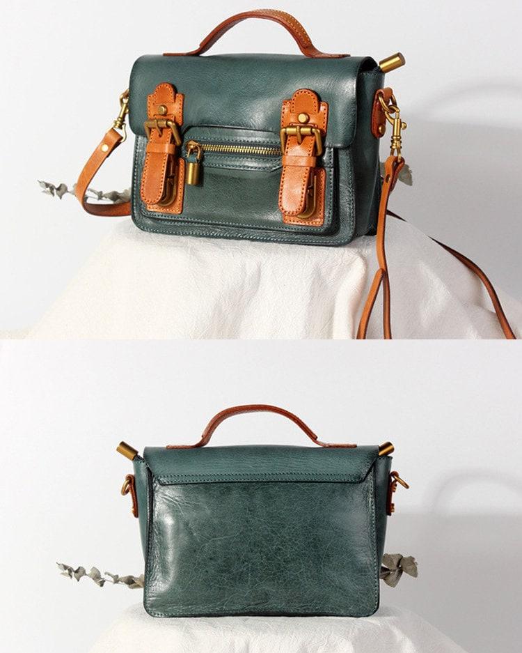 Small Purse Vegetable Tanned Leather, Original Crossbody Handmade Handbag, Luxury Leather bag, Veg Leather Shoulder Bag, Gift For Her