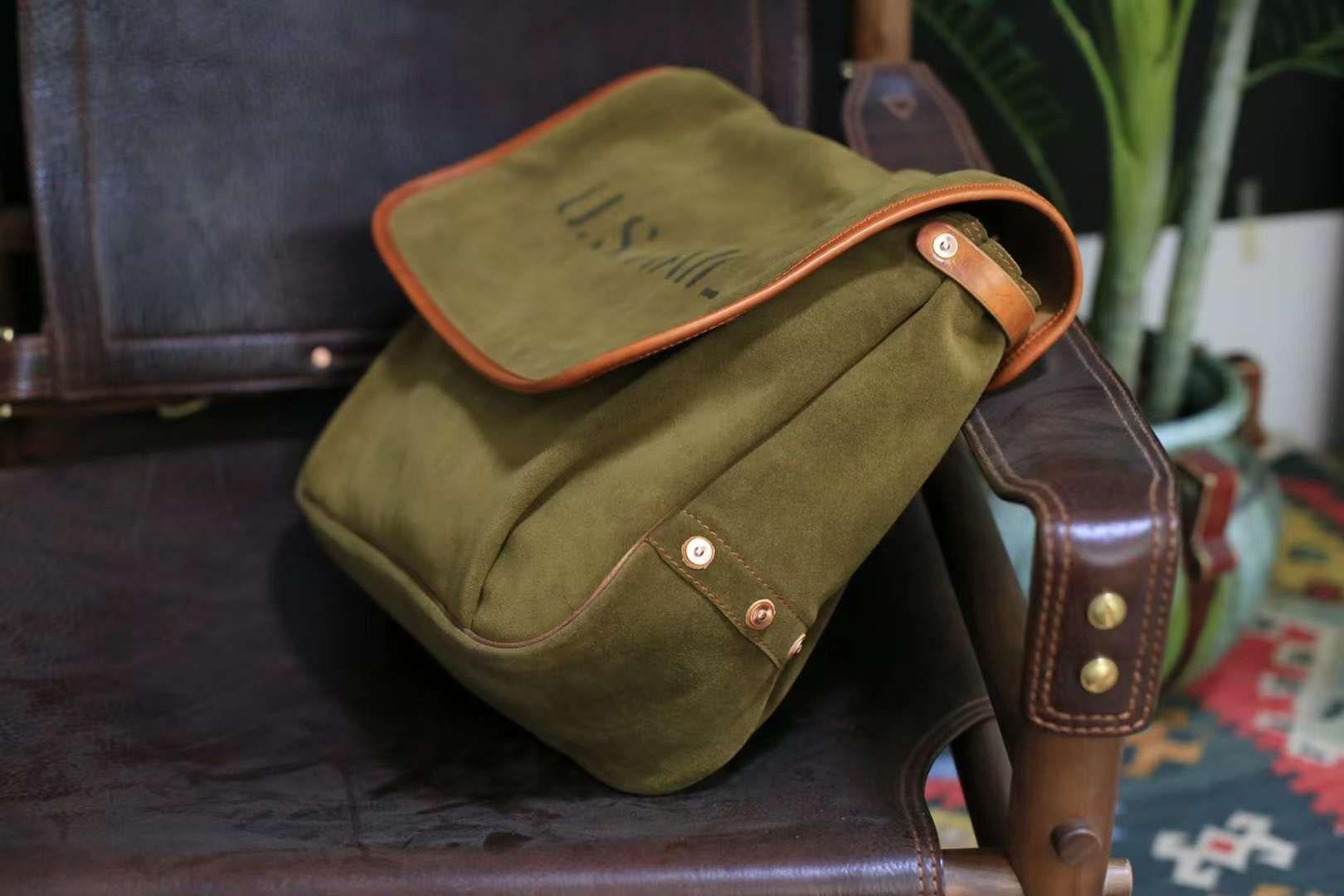 Italian Cowhide Leather Suede Large Everyday Bag, Leather 16-inch Laptop Bag, Leather Tote Bag, Weekend Bag, Men's Shoulder Bag, Mummy Bag
